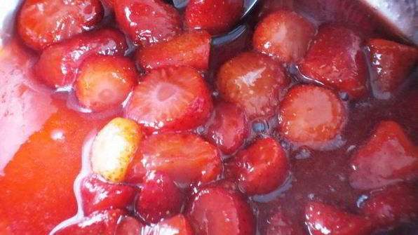 французский клубничный пирог с заварным кремом