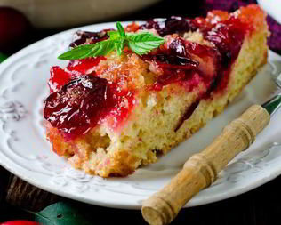 Французский пирог с черешней