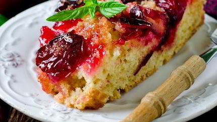 Французский пирог с черешней