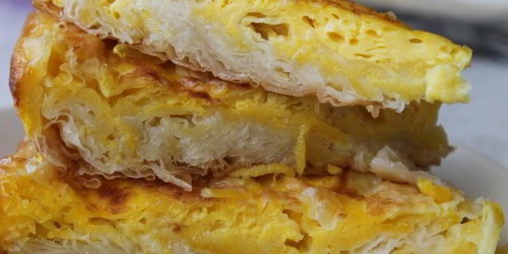 Рецепт греческого молочного пирога из теста фило