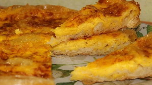 греческий молочный пирог из теста фило