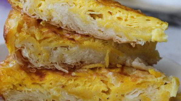 греческий молочный пирог из теста фило