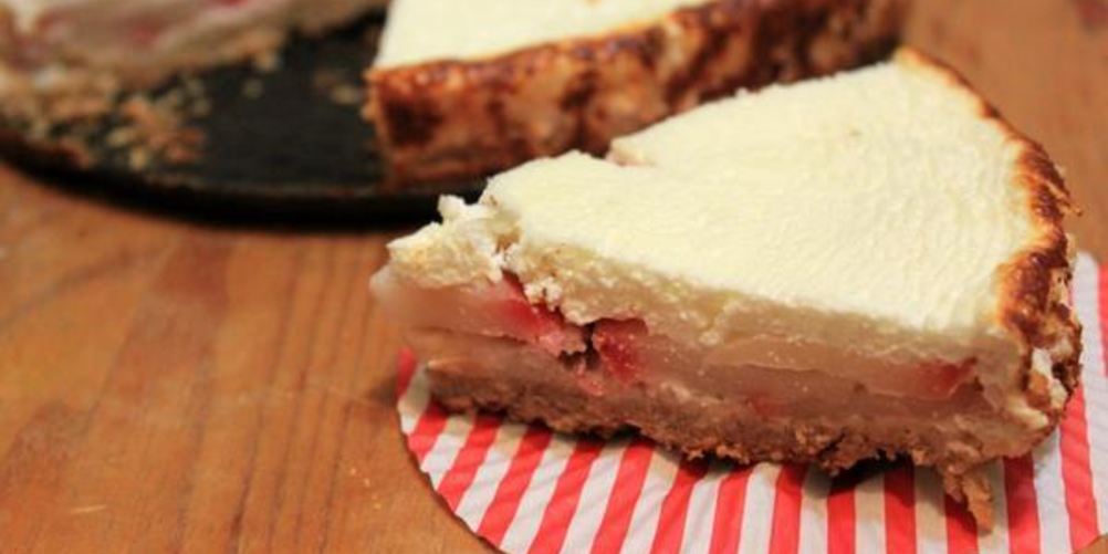 Рецепт йогуртового пирога с яблоками