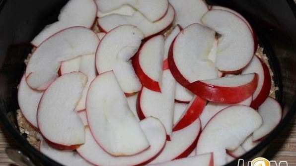 йогуртовый пирог с яблоками