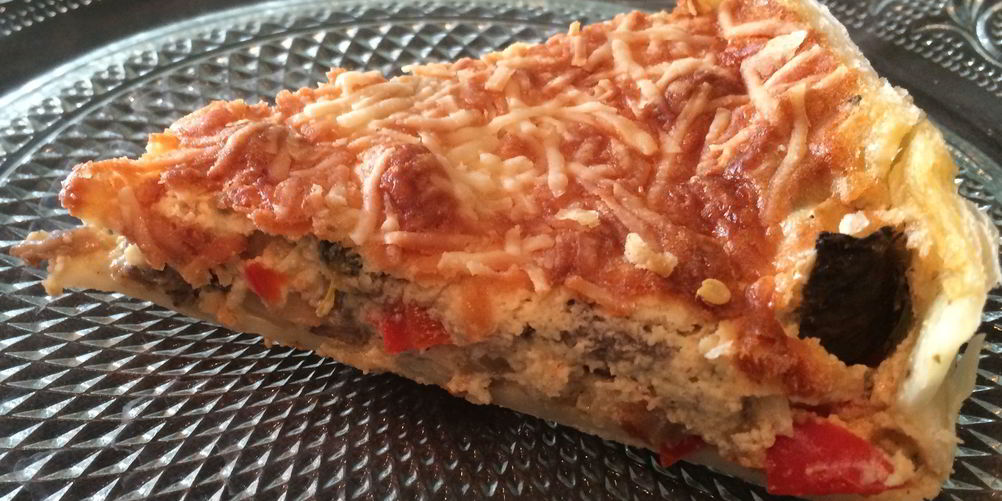 Рецепт киша с маслятами