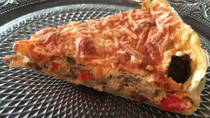 Киш с маслятами