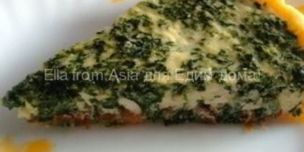 Рецепт киша со шпинатом, фетой и вялеными томатами