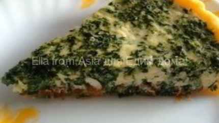 Киш со шпинатом, фетой и вялеными томатами