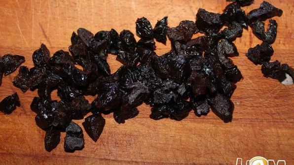 кофейный пирог с черносливом