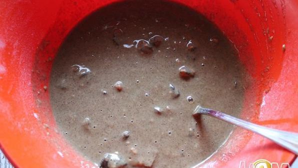 кофейный пирог с черносливом