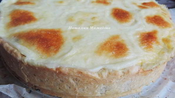 луковый пирог с цветной капустой