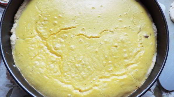 луковый пирог с цветной капустой