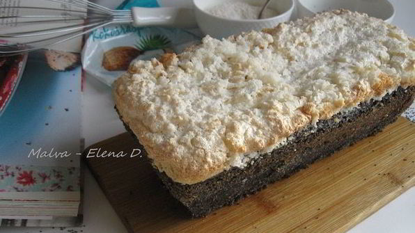маковый пирог в кокосовых облаках