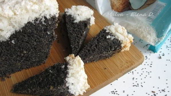 маковый пирог в кокосовых облаках