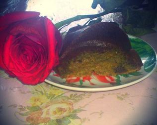 Морковный влажный пирог