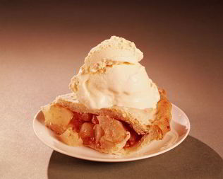 Нежный пирог с мороженым