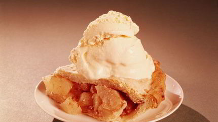 Нежный пирог с мороженым