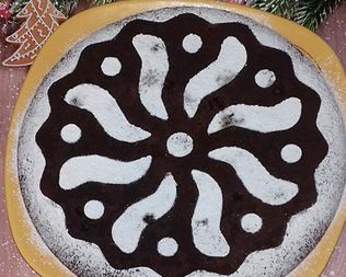 Новогодний пудинговый пирог