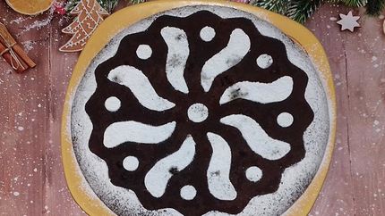 Новогодний пудинговый пирог