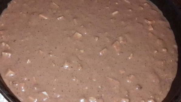 новогодний пудинговый пирог