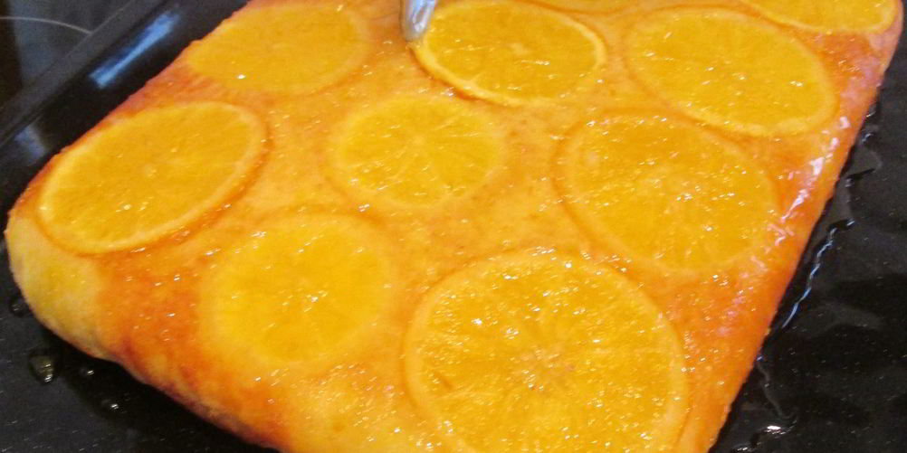 Рецепт открытого апельсинового пирога с карамелью