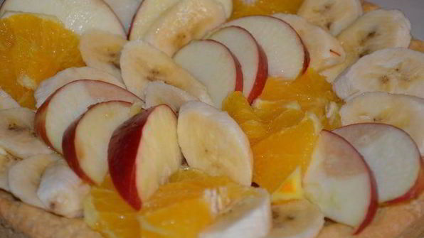 пирог фруктовая корзинка