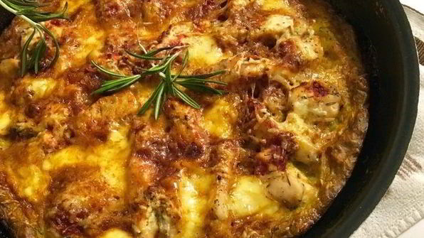 пирог на овощном тесте