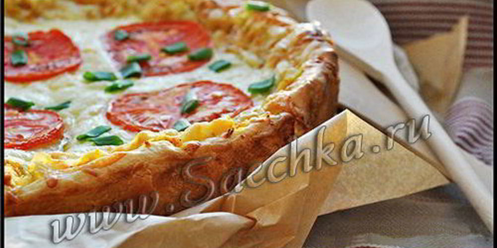 Рецепт пирога овощной