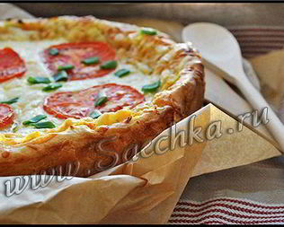 Пирог овощной