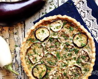 Пирог с баклажанами