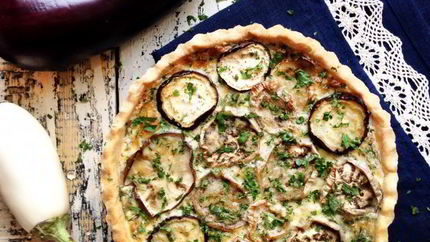 Пирог с баклажанами