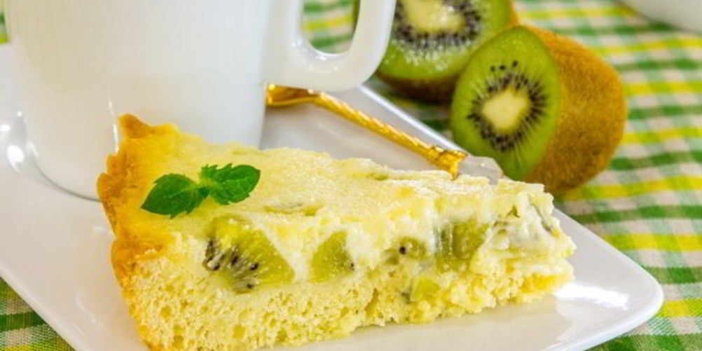 Рецепт пирога с киви