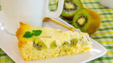 Пирог с киви