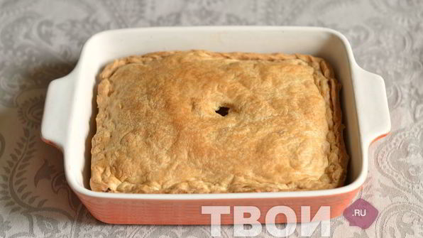 пирог с консервой