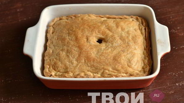 пирог с консервой