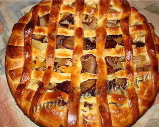 Пирог с постным тестом