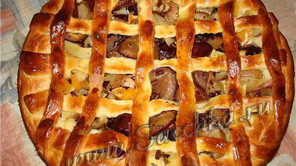 Пирог с постным тестом