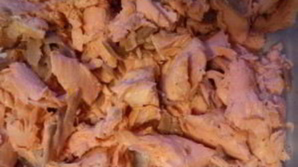 пирог с семгой, брынзой и шпинатом