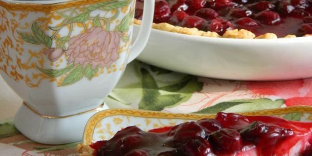 Рецепт пирога с творогом и вишней