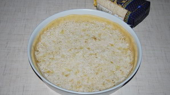 пирог с ветчиной и стручковой фасолью