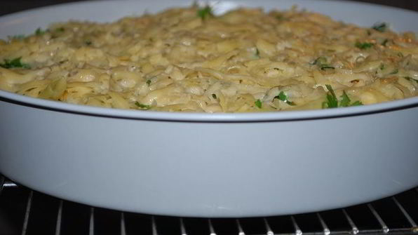 пирог с ветчиной и стручковой фасолью