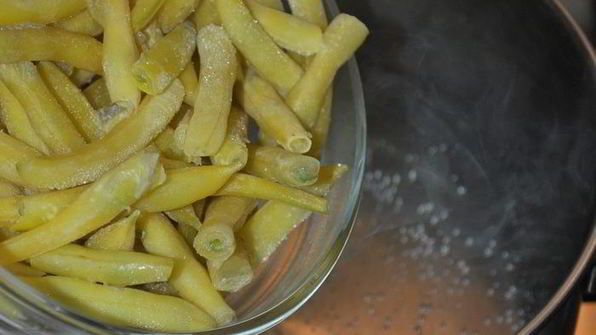 пирог с ветчиной и стручковой фасолью