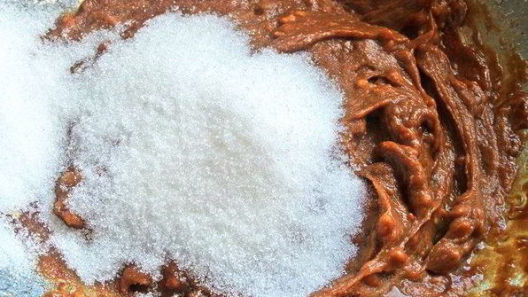 постный пирог на арахисовой пасте