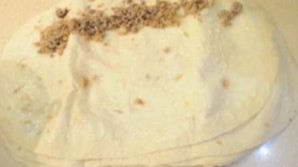 простой пирог из лаваша с мясом