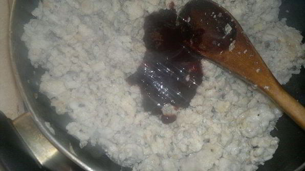 рыбный киш с гранатом