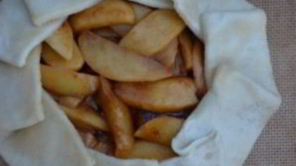 сладкий пирог из слоеного теста