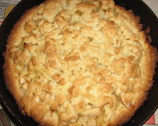 Тертый яблочный пирог