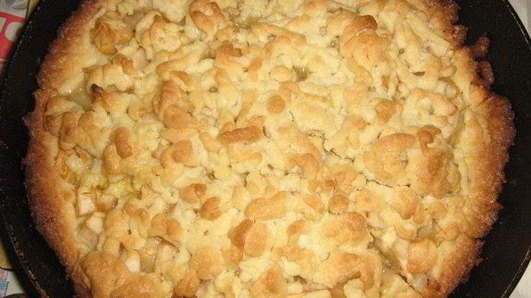 тертый яблочный пирог