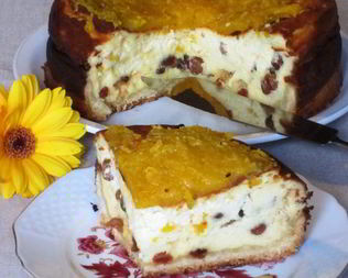 Творожно-лимонный пирог