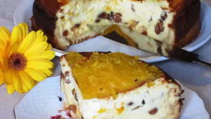 Творожно-лимонный пирог